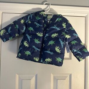 NWT Old Navy Dinosaur Print Kids Jacket